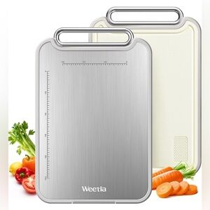 Titanium Cutting Board for Kitchen, Double Sided Cutting Board